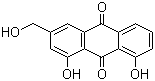 Aloe-emodin, 1,8-Dihydroxy-3-(hydroxymethyl)anthraquinone,, CAS #: 481-72-1