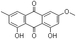 Physcion, 1,8-Dihydroxy-3-methoxy-6-methyl-anthraquinone, Emodin-3-methyl ether, CAS #: 521-61-9